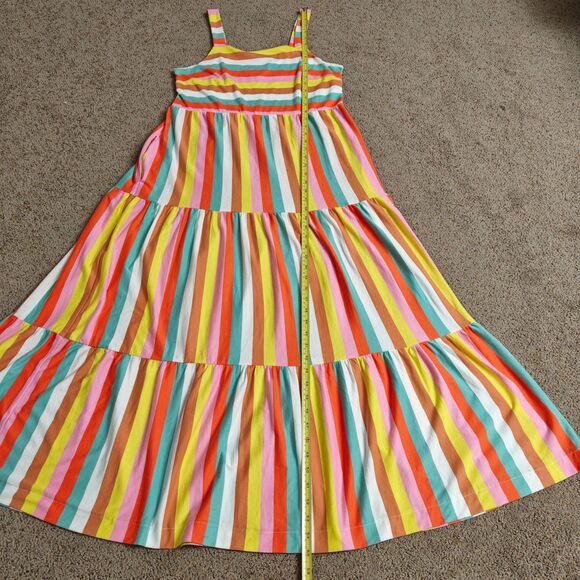 J. Crew Multicolor Striped Maxi Dress - Picture 3 of 10
